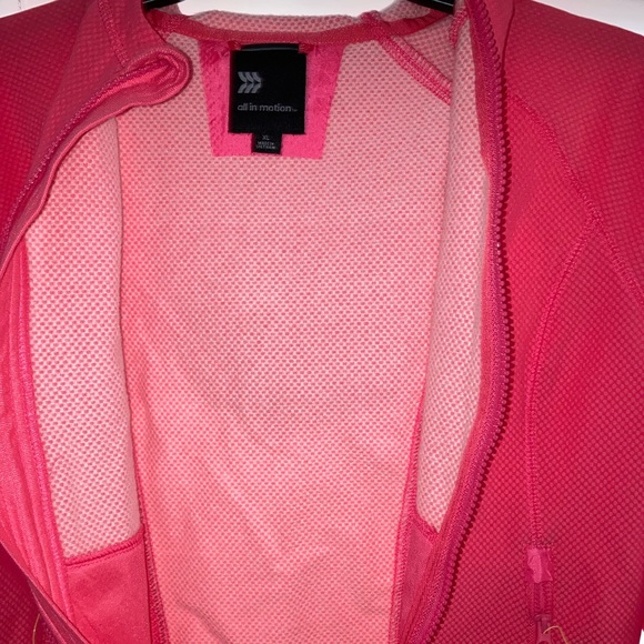 All in Motion Girls Pink Hooded Jacket - Picture 4 of 7